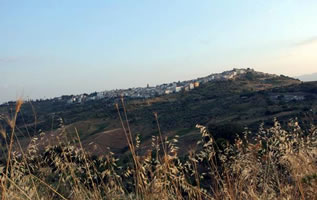 Foto panoramica pendii ferrandinesi